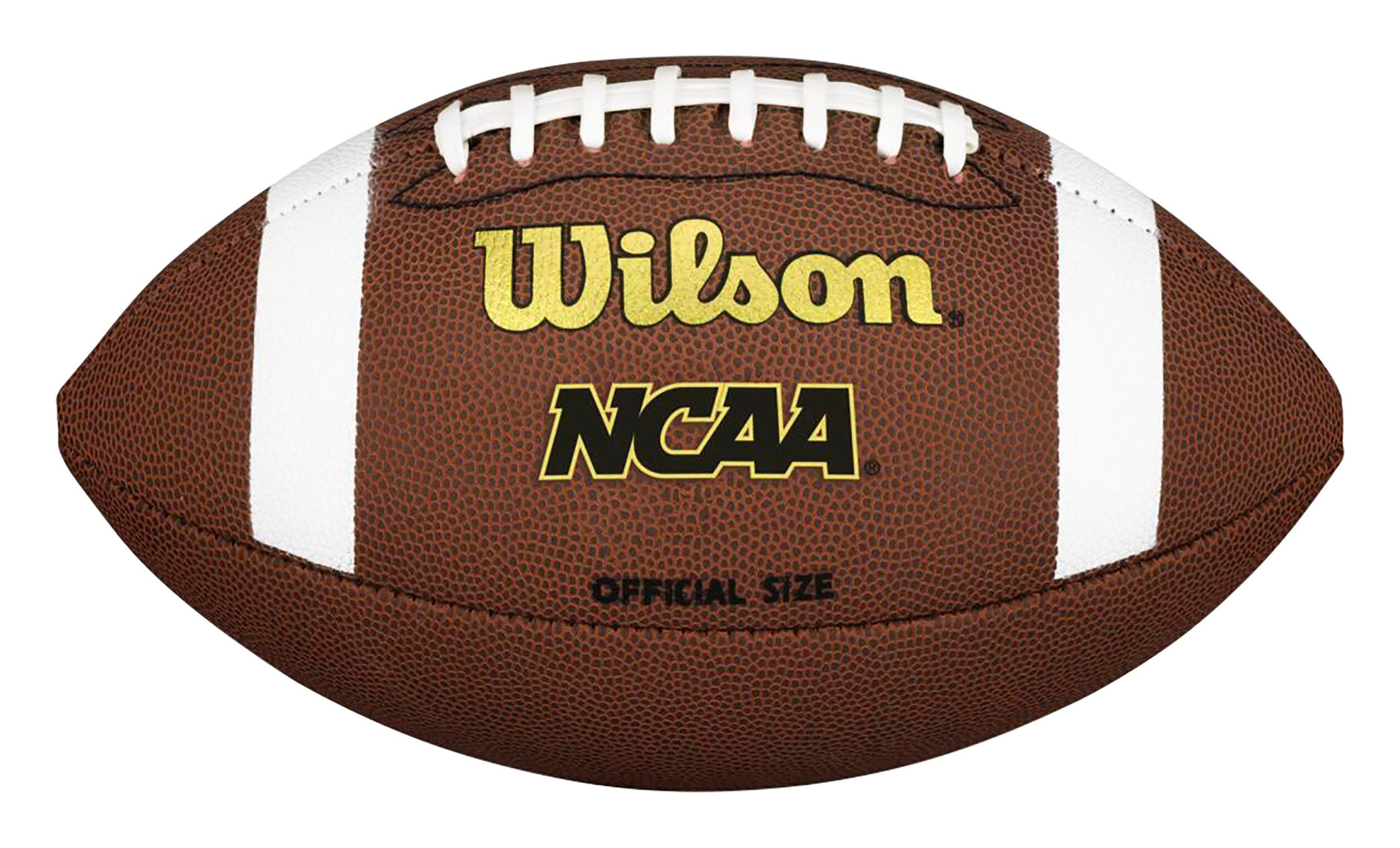 WILSON NCAA TDS Pattern Composite Football, Official Size, Item Number 2088451